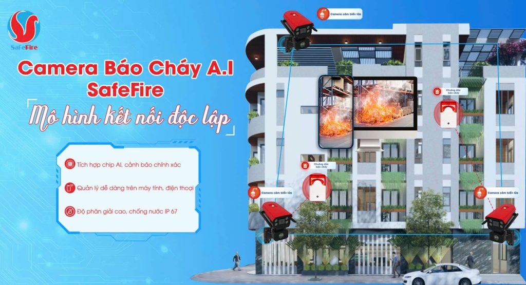Mô hình camera báo cháy SafeFire - Hệ độc lập
