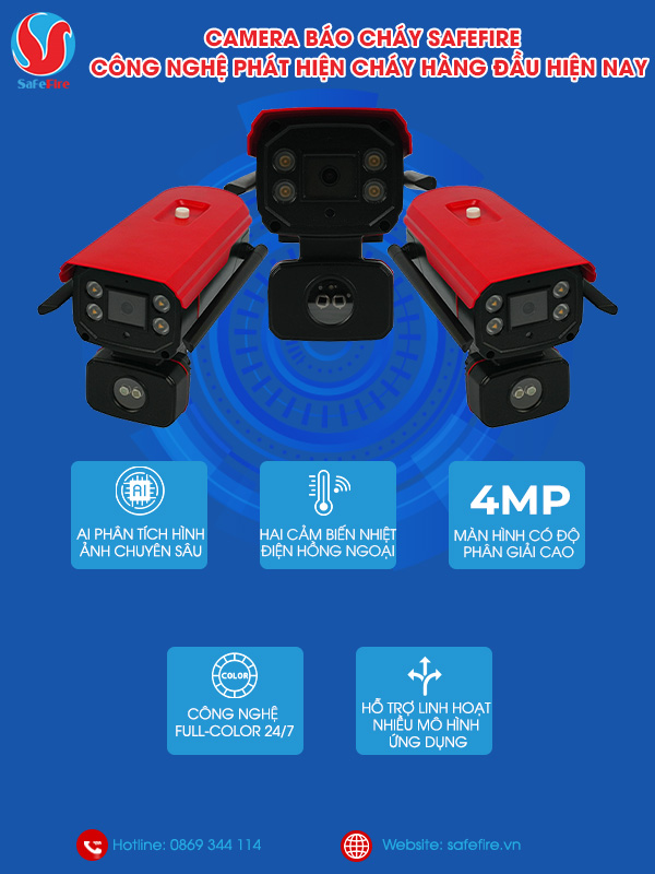 Camera báo cháy SafeFire - Công nghệ phát hiện cháy hàng đầu hiện nay