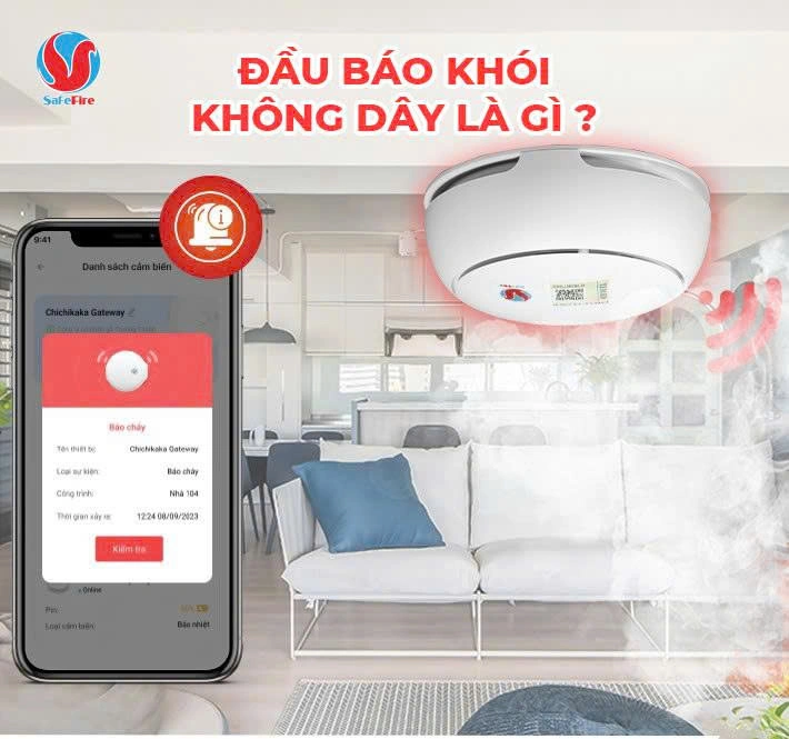 Đầu báo khói không dây Safefire là gì