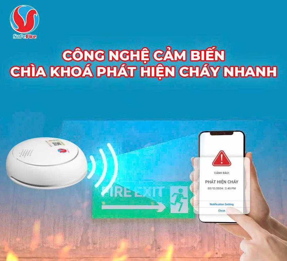 lựa chọn đầu báo khói không dây theo công nghệ cảm biến
