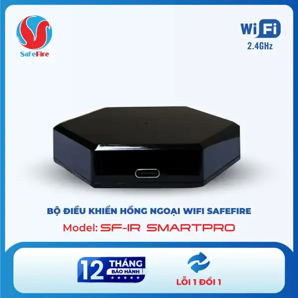 Bộ điều khiển hồng ngoại wifi SafeFire SF-IR SMARTPRO
