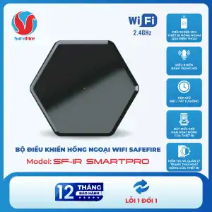 Bộ điều khiển hồng ngoại wifi SafeFire SF-IR SMARTPRO - tính năng