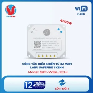 Công tắc điều khiển từ xa wifi lahu SafeFire 1 kênh