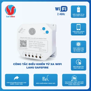 Alternative view of Công tắc điều khiển từ xa wifi Lahu SafeFire| Công Tắc Đáng Mua Nhất Cho Gia Đình & Nông Trại