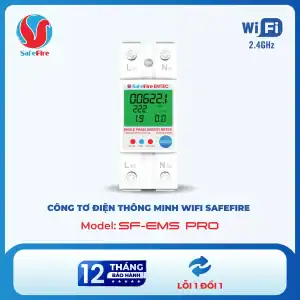 Công tơ điện thông minh wifi SafeFire SF-EMS PRO