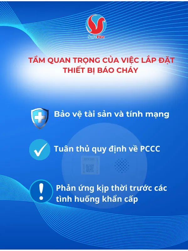 Tầm quan trọng của việc lắp đặt các loại thiết bị báo cháy