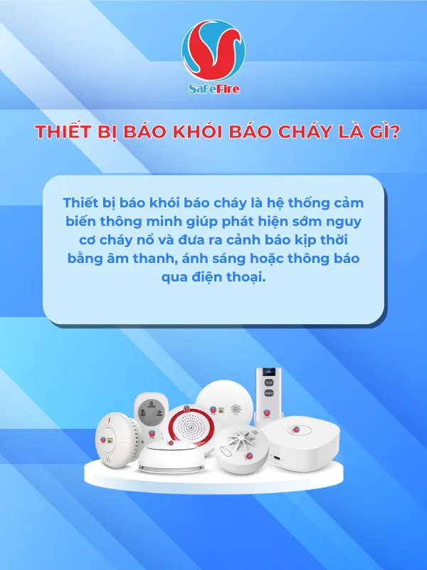 Thiết bị báo khói báo cháy là gì?