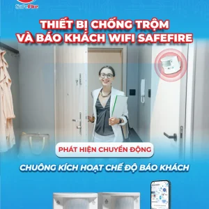 Alternative view of Thiết Bị Chống Trộm Và Báo Khách Wifi SafeFire SF-TFS | Giải Pháp An Ninh & Tiếp Khách Thông Minh