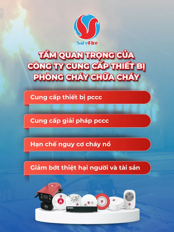 Tầm quan trọng của công ty cung cấp thiết bị phòng cháy chữa cháy